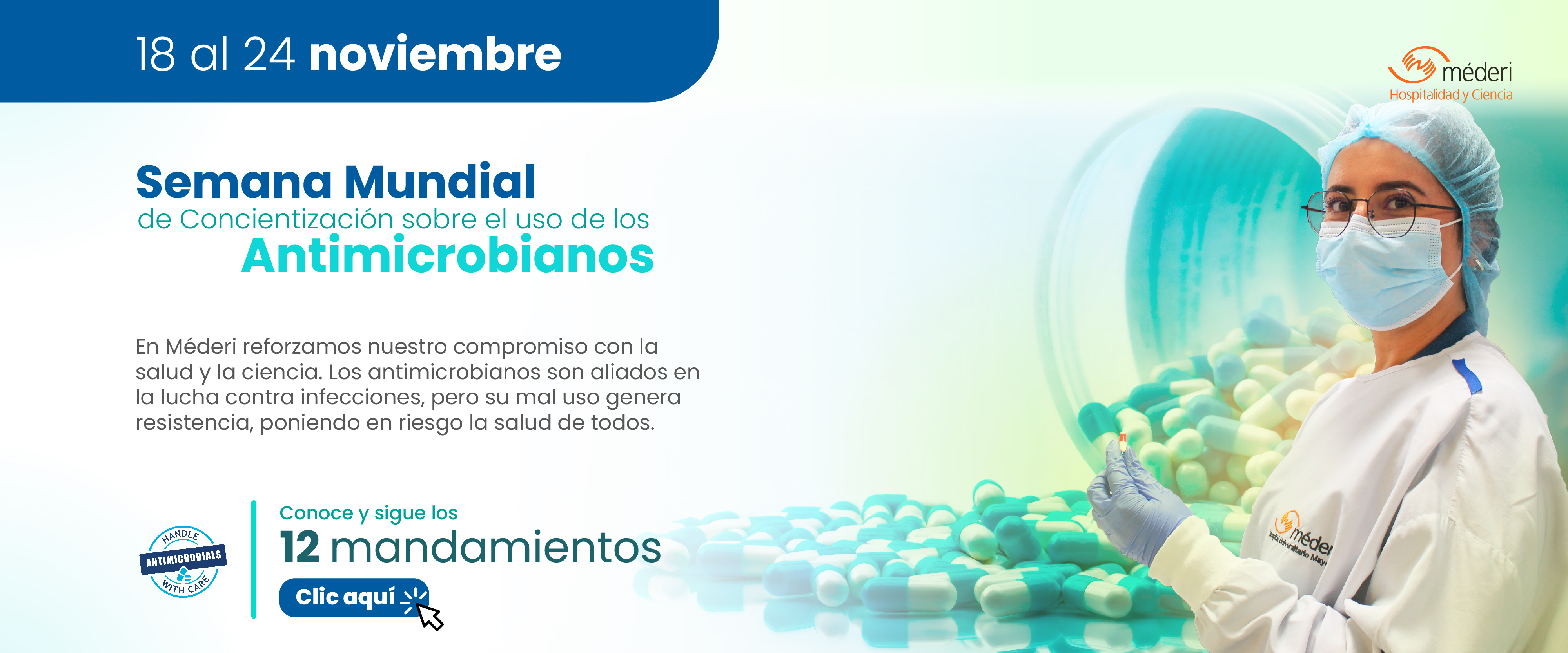 Semana Mundial de Concientización sobre el uso de los Antimicrobianos